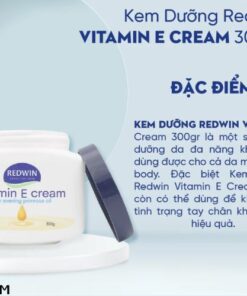 Kem Dưỡng Ẩm Redwin Vitamin E Cream 300g Úc