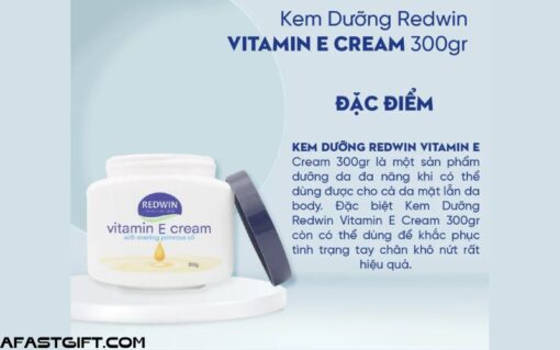 Kem Dưỡng Ẩm Redwin Vitamin E Cream 300g Úc