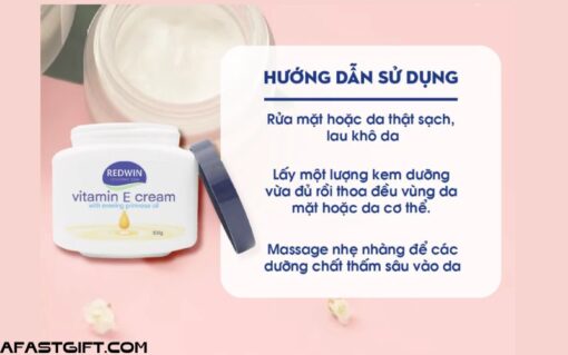 Kem Dưỡng Ẩm Redwin Vitamin E Cream 300g Úc