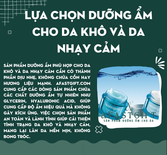 Giới Thiệu SẢN PHẨM DƯỠNG ẨM CHO DA AFASTGIFT